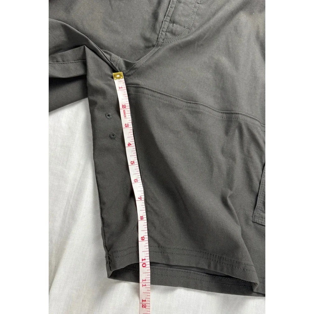Prana Zion Shorts Mens 38 Charcoal Gray Hiking Cargo Stretch 10 Inseam - Picture 12 of 15